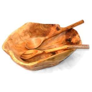  Root Wood Extra Large Bowl with Root Servers