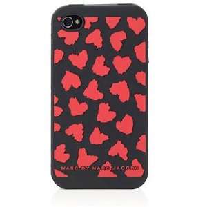  Marc Jacobs Wild at Heart iPhone Case Black and Red 