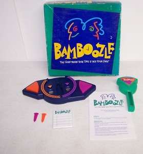 1997 Parker Brothers BAMBOOZLE Fun Word Guessing Game  