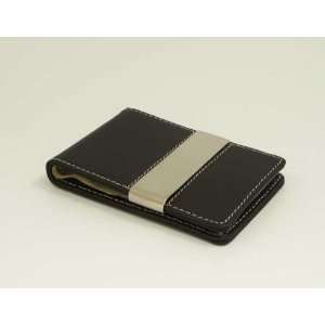   /Credit Card Case With Built In Money Clip, Black