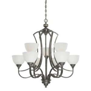  Jeremiah Lighting 26929 TM 9 Light Benton Chandelier