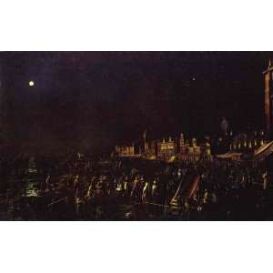  Hand Made Oil Reproduction   Canaletto   32 x 20 inches 