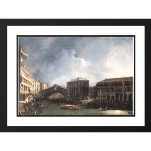  Canaletto 38x28 Framed and Double Matted The Grand Canal 
