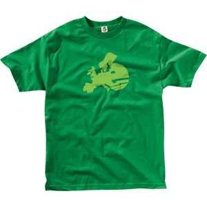  Cliche T Shirt Europe Og [Small] Kelly Green/Lite Green 