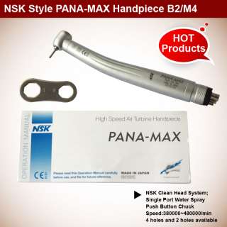2pcs NSK Style PANA MAX High speed Air turbine handpiece 4holes  