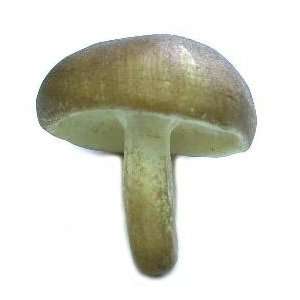  Artificial Light Brown Mushroom, Box of 12