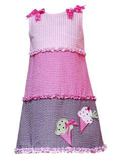 New Girls Clothes Ice Cream Pink Summer Dress sz 5 NWT  