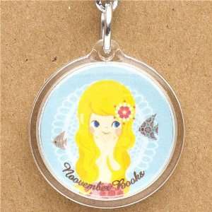    cute circular The Little Mermaid keychain Japan Toys & Games