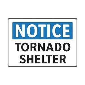   Reflective Sign,7x10 In,tornado Shelter   ELECTROMARK 