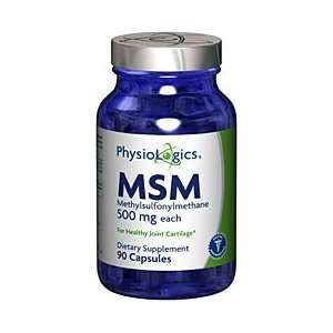  PhysioLogics MSM 1000mg 90 capsules Health & Personal 