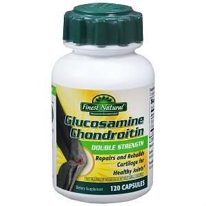Finest Natural Glucosamine Chondroitin Double Strength Capsules, 120 