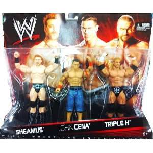   Action Figure 3Pack Sheamus, John Cena Triple H Toys & Games