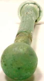 Genuine Ancient Roman Green Glass Perfume Bottle 100AD  