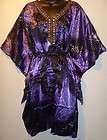   Purple Black Angel Sleeve Poncho Dress 1 SIZE XL 1X 2X 3X PLUS 28 F