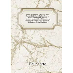   La . Loix Relatives Ã? Ladultere (French Edition) Bouchotte Books
