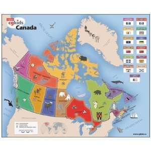 Cobble Hill Puzzle Company 50025 Kids Map of Canada   300 Piece Puzzle 