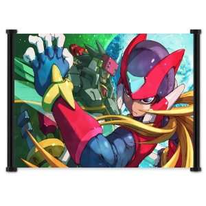  Mega Man Zero Collection Game Fabric Wall Scroll Poster 