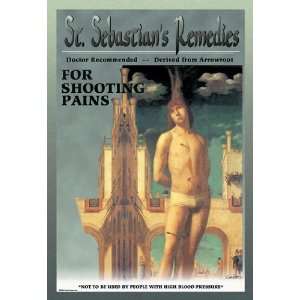 St. Sebastians Remedies 28x42 Giclee on Canvas
