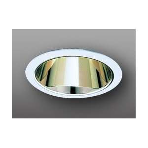    6 Recessed Reflector Trim in Gold White Ring