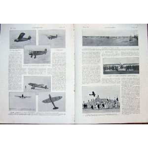    Aviation Thoret Biskra Aeroplane French Print 1933