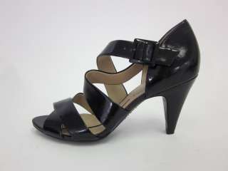 KENNETH COLE REACTION Black Open Toe Pumps Heels Sz 6.5  