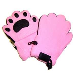  Pink Bear Hands Gloves (Y/Small) 