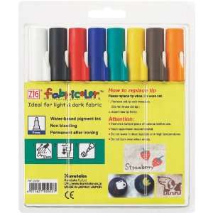  Fabricolor Marker 8/Pkg 