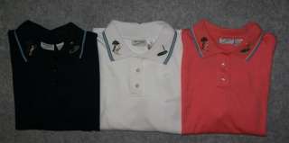 NWT KENETH TOO CASUALS Petite Womens Golf Polo Shirt Size PS PM PL PXL 