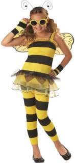 Child Medium Girls Little Honey Bee Costume   Bumble Be  