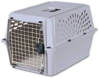 Petmate Large Light Gray Traditional Kennel Pet Carrier 029695211935 