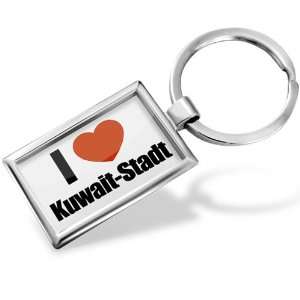 Keychain I Love Kuwait City region in Kuwait, Asia   Hand Made, Key 
