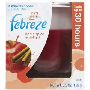  Febreze Candles Apple Spice & Delight 5.5 oz (Quantity of 