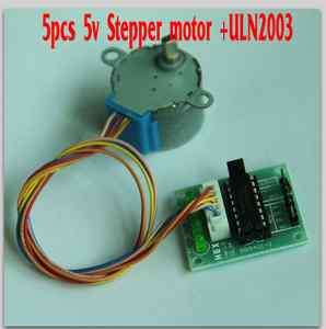 5pcs 5V 4 phase Stepper Motor+ Driver Board ULN2003 for Arduino  