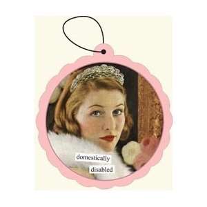    Anne Taintor Domestically Disabled Air Freshener Automotive