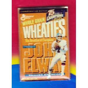  John Elway LIMITED Wheaties Pin, Denver Broncos Sports 
