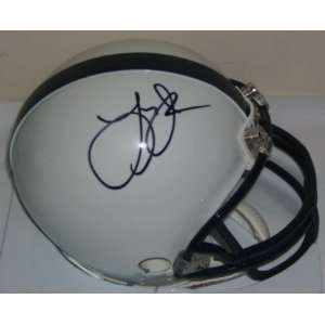  Larry Johnson Signed Penn State Mini Helmet Everything 