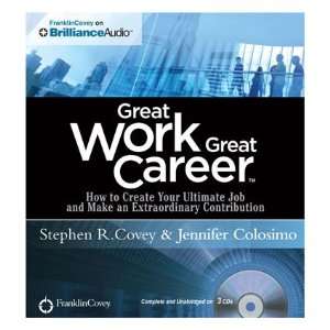 Franklin Covey Great Work Great Career 3CD Audio by 