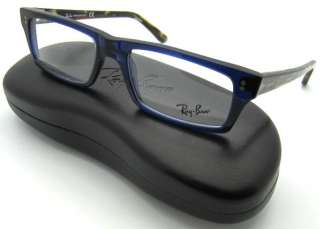 NEW AUTHENTIC RAYBAN RB 5237 BLUE 5056 RX ABLE EYEWEAR FRAME 53mm FC 