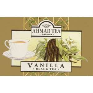 Ahmad Vanilla Flavoured Black Tea Grocery & Gourmet Food