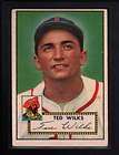 1952 TOPPS 109 TED WILKS NM CONDITION  