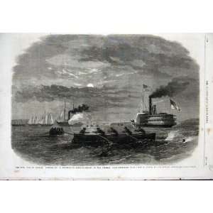   Civil War America 1861 Potomac Freestone Ships Galley