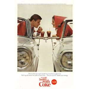   Ad 1965 Coca Cola Want Something More Coca Cola  Books