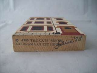Kalorama Guest House CATS MEOW Signed Faline 88 NEAT  