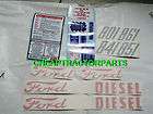 FORD TRACTOR COMPLETE DIESEL DECAL SET 801 841 851 861
