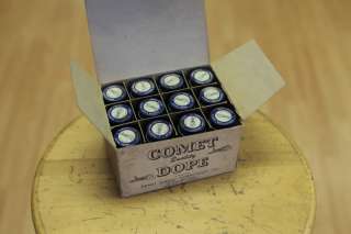 1950s Comet Quality Dope   Nu Dope   Medium Blue   1 box / 12 bottles 