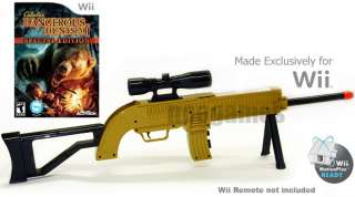 Wii Dangerous Hunts 2011 Bundle + 1x Rifle w/Scope Gun  