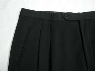 May96 Black Hugo Boss Black Label Wool Super 100s Suit 46L 46  