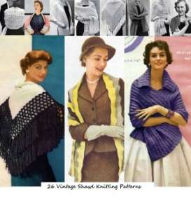 26 Vintage Shawl Knitting Patterns from the 1940s  1960s   Knit 