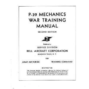   Aircraft Mechanical Maintenance Manual Bell Aircraft P 39 Airacobra