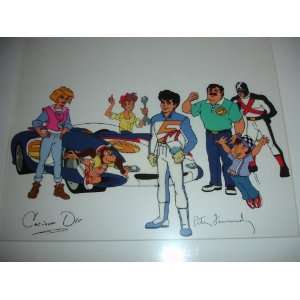 Speed Racer Animation Seri Cel with Signatures